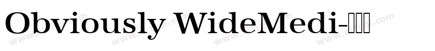 Obviously WideMedi字体转换